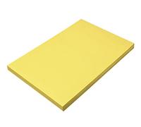 Pacon SunWorks Construction Paper, 12-Inches by 18-Inches, 100-Count, Yellow (8408)