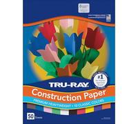 Pacon Tru-Ray Construction Paper, 9" x 12", Assorted