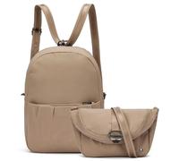 Pacsafe CX Anti Theft Convertible 8L Backpack or 5L Handbag - Taupe