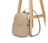 Pacsafe CX Convertible 2 in 1 Anti Theft Backpack & Crossbody Bag 8L Taupe