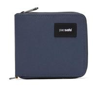 Pacsafe RFIDsafe RFID Blocking Zip Around Wallet, Coastal Blue, One Size, Rfidsafe RFID Blocking Zip Around Wallet