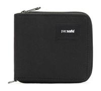 Pacsafe Rfidsafe RFID Blocking Zip Around Wallet, Jet Black, One Size, Rfidsafe RFID Blocking Zip Around Wallet