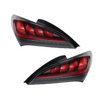 PaCsci Car Rear Light For Hyundai For Rohens For Coupe 2009 2010 2011 2012 2013 For Genesis Coupe DRL Brake Reverse Auto Tail Lamp Assembly(Red taillight)