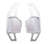 PaCsci Car Steering Wheel Paddle Shifter for A4 for B8 for A3 for 8P for S3 for A5 for A6 for S6 C6 for Q5 for A8 for R8 TTS MK2Steering Wheel Paddles Shifters(for Type A Silver)