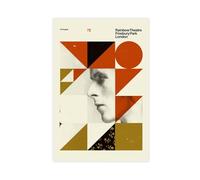PacSci DAVID BOWIE Poster London Rainbow Theatre Poster Canvas Unframed 16x24 inch Landscape Bedroom Home Office Living Room Decor
