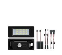 PacSci For Seat For Ibiza For Tarraco Toledo Exeo Ateca Arona Altea Alhambra Leon 2Pcs LED License Plate Lights Number Lamps Rear License Plate Light