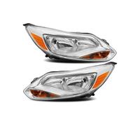 PaCsci Headlights Assembly For Focus 2012 2013 2014 Pair Head Lamp Head Light BM51-13W029-AK BM51-13W030-AK Front Light Assembly Assy(Pair White)