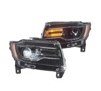 PaCsci Headlights Assembly For Jeep For Grand For Cherokee 2011 2012 2013 Car Led Front Lights Modified DRL Led Headlamp Assembly Front Light Assembly Assy