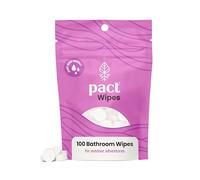 PACT Bathroom Wipes (100-Pack) | Compressed Toilet Wipes for Camping, Backpacking, Backcountry