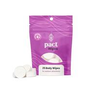 PACT Body Wipes (25-Pack) | Compressed Body Wipes for Camping, Backpacking, Backcountry