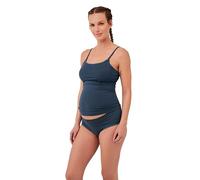 Pact Organic Cotton Maternity Foldover Hipster Underwear for Pregnancy Postpartum, 4 pack, Everyday Basics, L