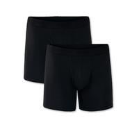Pact Organic Cotton Men's Everyday Boxer Brief Underwear, 2 Pack Black