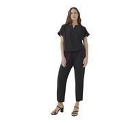 Pact Organic Cotton Women's Gauze Pull-On Casual Pants, Black, S