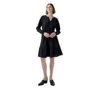 Pact Organic Cotton Women's Lightweight Tiered Dress, Black, XL