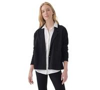Pact Organic Cotton Women's Relaxed Blazer, Black, S