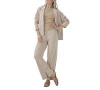 Pact Organic Cotton Women's Wide-Leg Pant, Wheat Heather, 2x