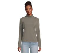 Pact Women's Luxe Stretch Jersey Slim Turtleneck, Castor Grey, M