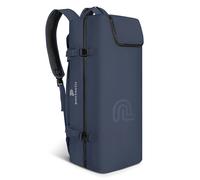 Pactastic 2-in-1 XL Travel Backpack & Travel Bag, 3 Carrying Options, Weekender with Large Suitcase Opening for Travel, Lightweight & Water-Repellent Vegan Tech Material, dark blue, XL, Rucksack
