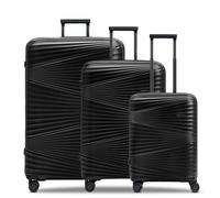 Pactastic Collection 02 THE THREE SET 4 wheels Suitcase set 3-piece black