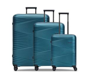 Pactastic Collection 02 THE THREE SET 4 wheels Suitcase set 3-piece green