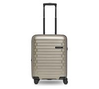 Pactastic Collection 04 THE CABIN + 4 wheels Cabin trolley S 55 cm with expansion pleat beige