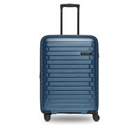 Pactastic Collection 04 + BC, Navy Blue Metallic, Koffer M (66 cm) erweiterbar, Hard shell trolley with swivel castors
