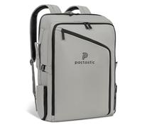 Pactastic Hand Luggage Travel Backpack 40 Litres Carry-On Travel Bag 1,300 g Lightweight with Laptop Compartment, Back Padding | 3 Main Compartments & Suitcase Opening | Ideal for Aeroplane 40 x 20 x