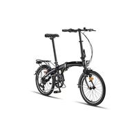 PACTO Premium Folding Bicycle for Adults - 27 cm Aluminium Frame Bike 20 Inch Aluminium Wheels Bicycle, 6 Speed Shimano Gears Folding Bike