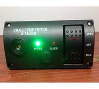 PactradeMarine MARINE BOAT BILGE ALARM AND PUMP SWITCH ABS MANUAL AUTOMATIC OFF SPRING RETURN