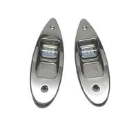 PactradeMarine MARINE BOAT NAVIGATIONAL PAIR OF LED SIDE TEAR DROP LIGHTS SS VERTICAL MOUNT 12V