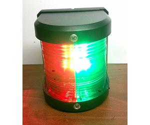 PactradeMarine MARINE BOAT RED & GREEN BOW LED NAVIGATION LIGHT WATERPROOF 2 NAUTICAL MILES