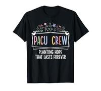 Pacu Crew Planting Hope Floral Recovery Nurse T-Shirt