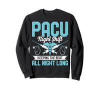 PACU Nurse PACU Night Shift Keeping the Beat All Night Long Sweatshirt