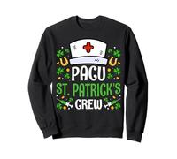PACU Nurse St. Patrick’s Crew Irish Nursing Lucky Shamrock Sweatshirt