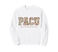 PACU Post-Anesthesia Care Unit Floral Nurse Pride Sweatshirt