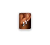 PacuM 3 Pairs Hoop Earrings Huggie Earrings Chunky Stacks Dainty Small Stud Hoop Sets for Multiple Piercings Earring Cartilage Jewelry for Women