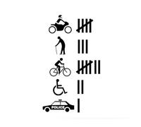 PacuM Accident Hit/Kill Count Funny Bumper Sticker Cars Decal Car Truck Car Window Car Sticker Decal (Color : Black, Size : 25cm*15cm)