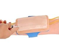 PacuM Teaching Model,IV Practice Pad - IV Injection Practice Training Pad Model Nursing Simulator, Multi-Functional Intramuscular Injection Training Pad Technique for Training