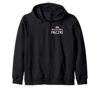 Paczki Warsaw Poland Glazed Jelly Doughnuts Zip Hoodie