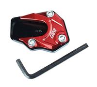 Pad,Aluminum Alloy Motorcycle Stand Foot Side Bracket Extension Pads | Motorcycle Stand Accessories, Anti-slip Plate for Motorbike