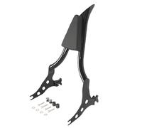 Pad Backrest Motorcycle 16 Inch Detachable Passenger Rear Backrest For Softail For Fat Boy For Breakout 2013-2025(Black)