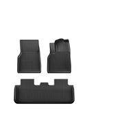 Pad Cargo Tray Protector Liners For Tesla For Model Y 2025 2026 Juniper Floor Mats Non-Slip Front Rear Cargo Liner Seat Backrest Pad Trunk(RHD Y 3pcs Floor Mat)