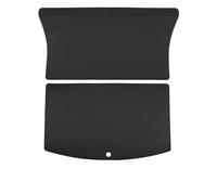 Pad Cargo Tray Protector Liners For Tesla For Model Y/3 2017-2024 Leather Trunk Mats Rear Seat Back Protector Backrest All Weather Liner Anti-kick(For 23-24 3)