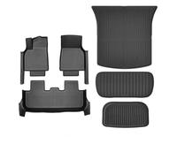 Pad Cargo Tray Protector Liners For Tesla For Model Y For Juniper 2025 TPE Floor Liners Fully Surrounded Mats With Door Sill Protector Front Rear Cargo Liner Juni(6PCS Floor Trunk)