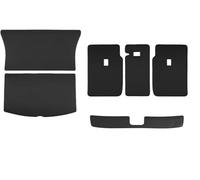 Pad Cargo Tray Protector Liners For Tesla For Model Y Juniper 2025+ Leather Trunk Mats Rear Seat Back Protector Pad Backrest All Weather Liner Pet Anti-kick(6PCS)