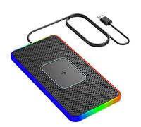 Pad Charging Wire for Cars - Anti-slip Charging Mat with Light, Standard Smartphone Charger High Speed Holder | Automotive Dashbo Electric Mat for Centuries