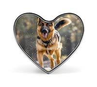 Pad Dachshund Lapel Pin Fashion Brooch Pin Cute Button Badges Heart Shape
