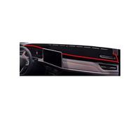 Pad Dash Mat Carpet For Bora 2023-2025 Front Center Console Sunshade And Heat Insulation Decorative Pads(Red)