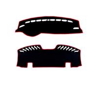 Pad Dash Mat Carpet For Santana 2013-2022 Front And Rear Center Console Sunshade And Heat Insulation Decorative Pads(Red)