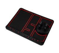 Pad For 4-in-1 Car Vehicle With Cell Phone Holder Diffuser Number Plate Or 10 Aromatherapys Sticks Antislip Mat Mat Dashboard Cover For Trucks Non Slip Cars Extra Large With Parking Card